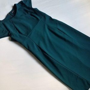 Liz Claiborne | Emerald Green Midi Dress